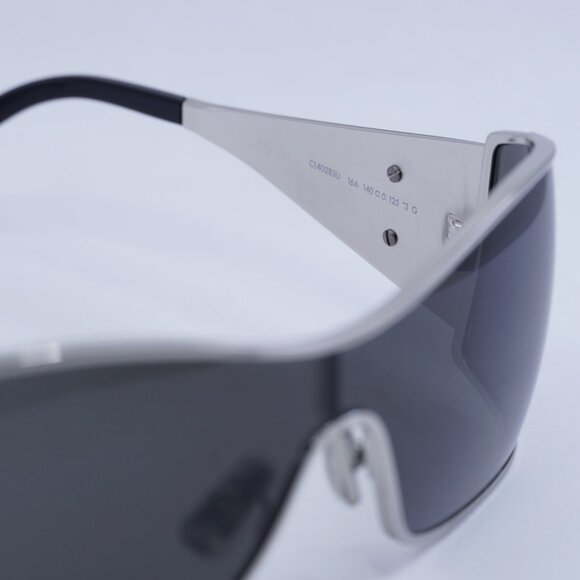 ?️ New Celine CL40283U 16A Sunglasses - Silver Frame, Grey Lenses
